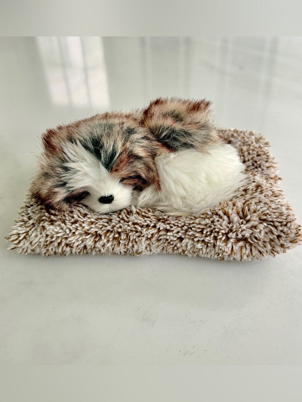 Perfect Petzzz Mini Shih Tzu snoring dog Stuffed Animals handcrafted 6.5"×5.5"